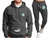 Conjunto de moletom Palmeiras - Cinza