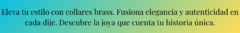 Banner de la categoría Collar con dije Brass