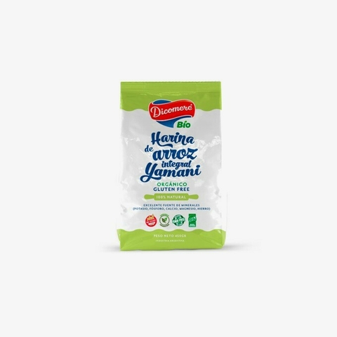 HARINA DE ARROZ YAMANI ORGÁNICO SIN TACC 450GR. DICOMERE