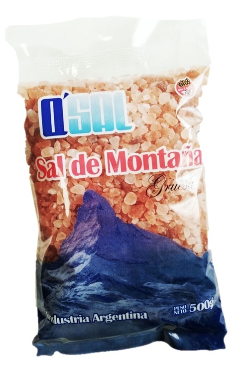 SAL ROSADA GRUESA DE MONTAÑA SIN TACC VEGANO 500GR. ARGENDIET