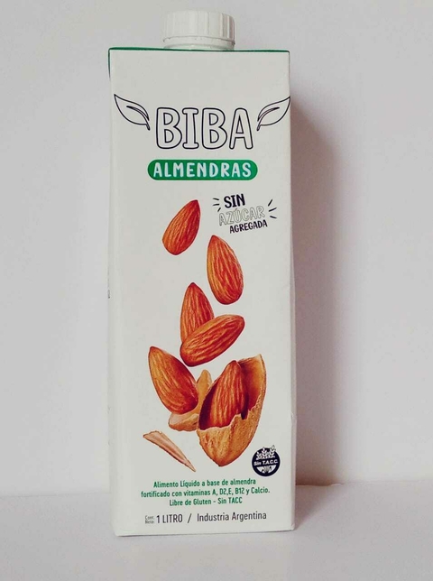 BEBIDA VEGETAL DE ALMENDRAS SIN TACC 1L. BIBA