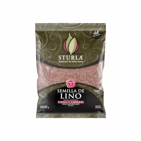 SEMILLAS DE LINO SIN TACC VEGANO 250GR. STURLA