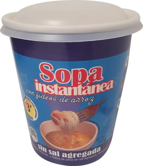 SOPA INSTANTÁNEA EN POTE SIN SAL SIN TACC VEGANO 30GR. ARGENDIET