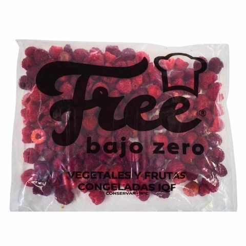 FRAMBUESA ENTERA CONGELADA VEGANO 1KG. FREE
