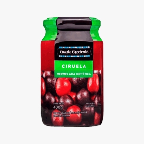 MERMELADA DIETÉTICA DE CIRUELA 400GR. SIN TACC CUARTO CRECIENTE - comprar online