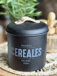 Tarro Cereales Negro