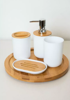 Bandeja Giratoria Bambu - comprar online