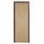 Puerta placa de abrir marco de chapa 18 Extraplack - MDF 90 cm