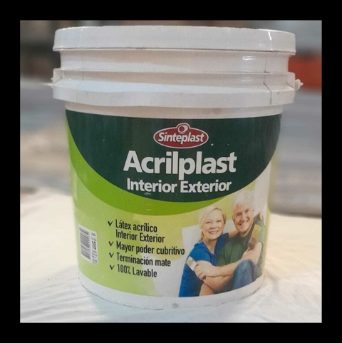 Latex interior-Exterior Acrilplast - 10 litros