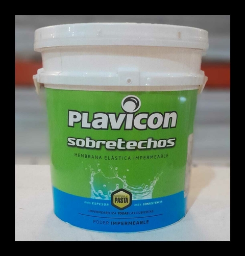Membrana Acrilica Plavicon Sobretechos - 10 litros
