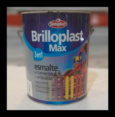Esmalte sintetico Brilloplast - negro - 4 litros