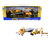 NEW RAY 1:43 SET CONSTRUCCIÓN PLATAFORMA CON RETROEXCAVADORA NEW HOLLAND - comprar en línea