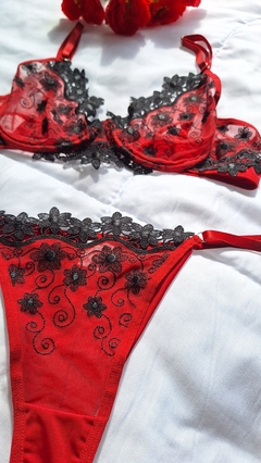 Imagem do Conjunto Lacê Vermelho