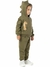 Conjunto Dino com Capuz – Verde Militar - Colmeia Baby e Kids