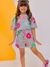conjunto listra flores - comprar online
