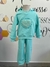 Conjunto moletom- verde agua - comprar online
