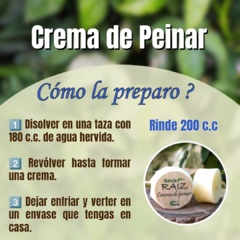 CREMA DE PEINAR sólida