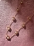 Choker corazones huecos con perla