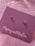 Aretes broquel mariposa zirconias