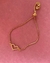 Pulsera corazón hueco zirconias