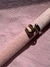 Anillo abertura bicolor