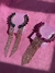 Aretes cascada earcuff cristal