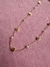Choker perlas y corazones sólidos