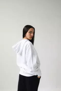 HOODIE GOTHIC WHITE - Kham Store
