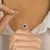 Conjunto Circulo Cravejado de Prata - Azul na internet