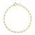 PULSEIRA INFANTIL MASCULINA COM ELOS INTERCALADOS