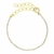 PULSEIRA INFANTIL RIVIERA COM PEDRINHAS DE ZIRCONIAS CRISTAIS