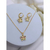 CONJUNTO BORBOLETA ZIRCONIA