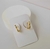 Brinco Banhado A Ouro 18k Argola Coração Cravejada 18mm - Duas Amoras
