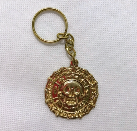 chaveiro metal - Piratas do Caribe, Moeda asteca Jack Sparrow - comprar online