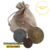 Moedas Decorativas Harry Potter Banco Gringotts 03 Moedas + Saquinho