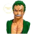 Busto Roronoa Zoro - One Piece em Resina 30 cm com Espadas - comprar online
