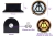 Luminária Harry Potter HP Geek Abajur LED 12x5 cm - loja online
