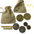 Moedas Decorativas Harry Potter Banco Gringotts 03 Moedas + Saquinho