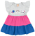 Vestido meia malha Arco Iris Hrradinhos. - comprar online