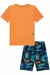 Conjunto de Camiseta e Bermuda em Nylon Ergonomic Luc.boo - Fofinhos Baby