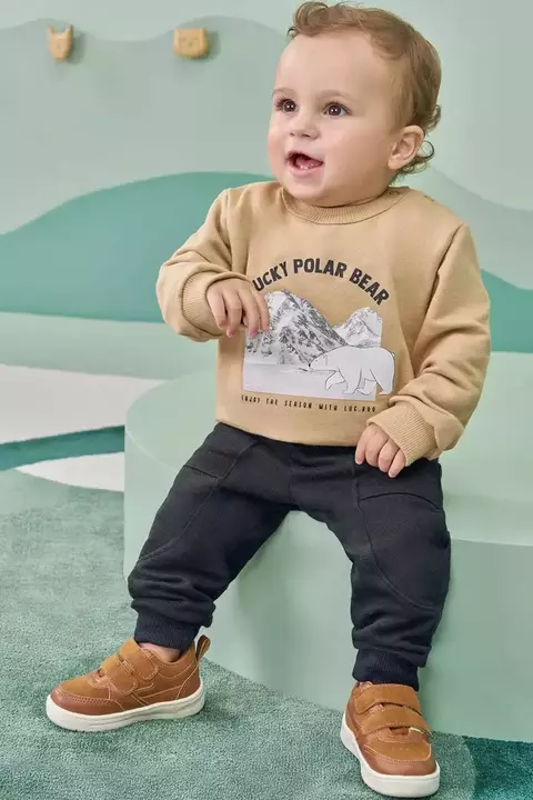 Conjunto Blusão e Calça Jogger Luc.boo