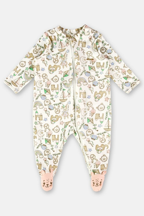 Macacão Comfy em Suedine Up Baby