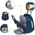 Mochila de Maternidade Azul Alice Laço Bebê - comprar online
