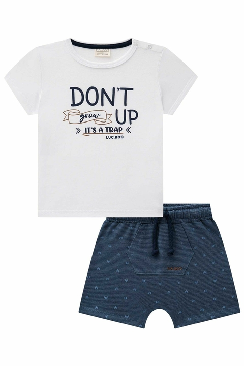 Conjunto de Camiseta e Bermuda Luc.Boo.