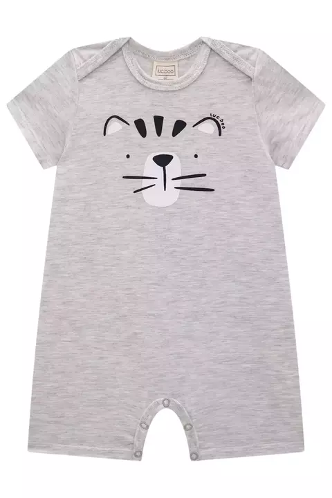 Macacão Curto Mescla em Malha Luc.boo