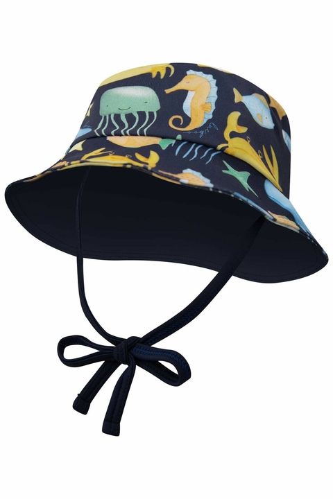 Chapéu em malha UV 50+ Fundo do Mar Luc.Boo.