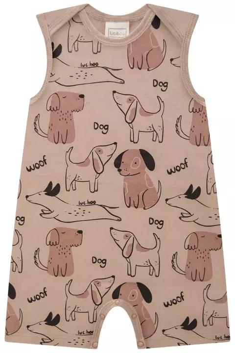 Macacão Curto e Bandana Luc.boo