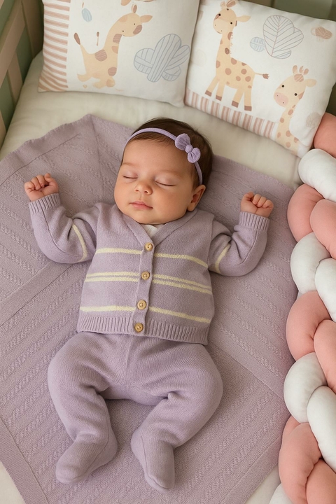 Kit Saída de Maternidade Tricot Pimpolho