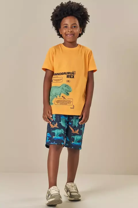 Conjunto de Camiseta e Bermuda em Nylon Ergonomic Luc.boo