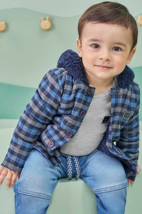 Jaqueta Overshirt Xadrez Luc.boo